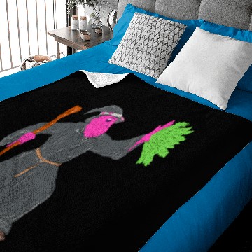 Discover Wizard Casting Spell Grime Art Baby Blankets