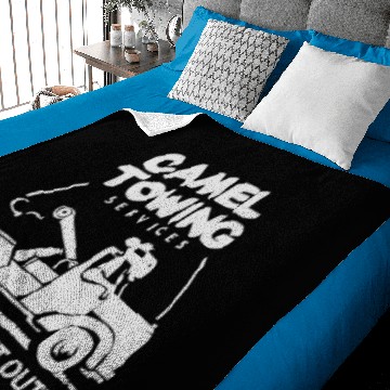 Discover Camel Towing Baby Blankets
