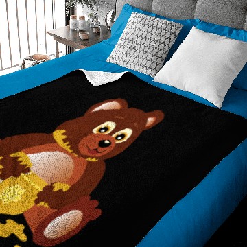Discover wild bear polar teddy bears brown grizzly panda ba Baby Blankets