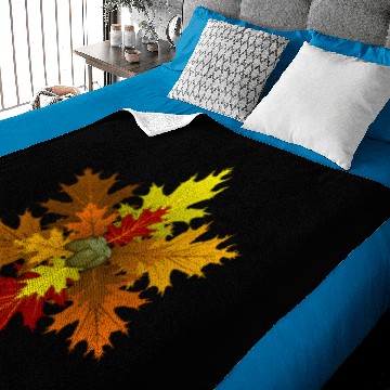 Discover Fall Leaves Baby Blankets