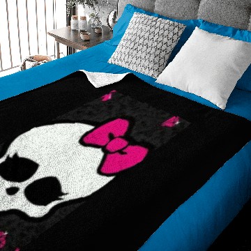 Discover Monster high skull logo Baby Blankets