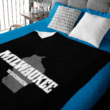 Discover WISCONSIN MILWAUKEE US STATE EDITION Baby Blankets