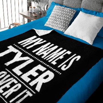 Discover My name is Tyler, get over it Baby Blankets