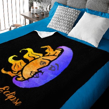 Discover solar eclipse Baby Blankets