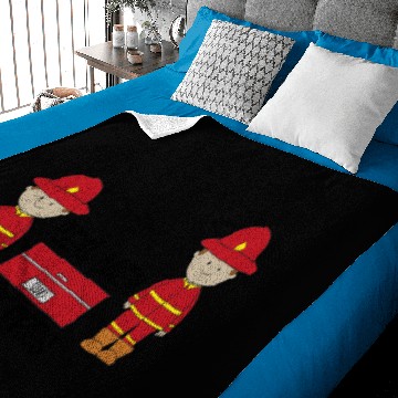 Discover Fire fighter Baby Blankets