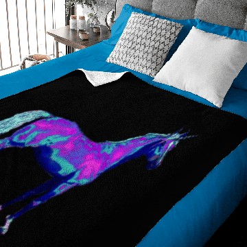 Discover Lonely Unicorn Baby Blankets