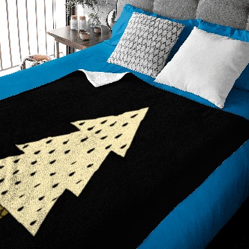 Discover Christmas tree Baby Blankets