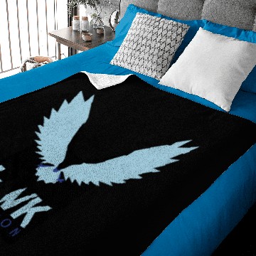 Discover Powerful HAWK bird of prey Baby Blankets