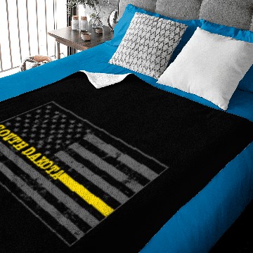 Discover South Dakota Tow Truck Driver Baby Blankets Thin Yellow Line Baby Blankets