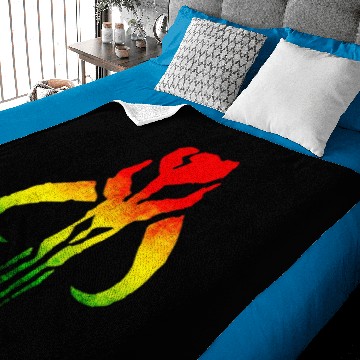 Discover Rasta Mandalorian Baby Blankets