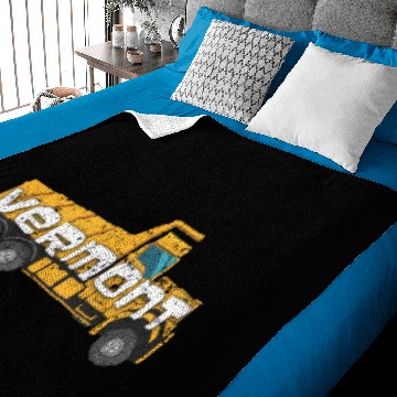 Discover Construction Trucks Vermont Big Dump Truck Baby Blankets