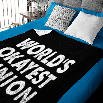 Discover World's Okayest Minion Baby Blankets