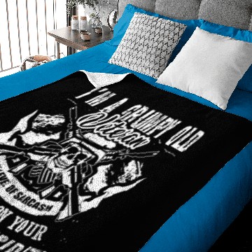 Discover I'm A Grumpy Old Veteran Baby Blankets