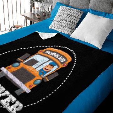 Discover School Bus driver - School Bus driver Baby Blankets