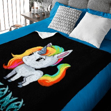 Discover Ariana Unicorn Baby Blankets