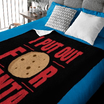 Discover I Put out for Santa cookie bake I love baking Baby Blankets