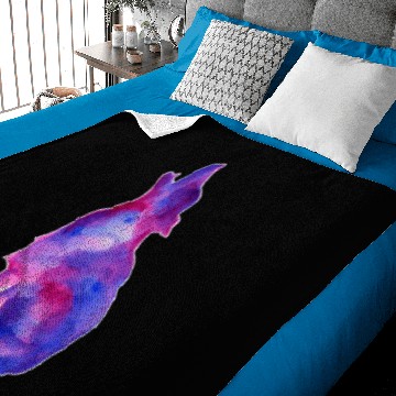 Discover Galaxy Wolf Baby Blankets