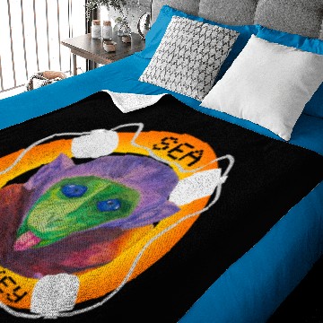 Discover Sea Monkey Madness Baby Blankets