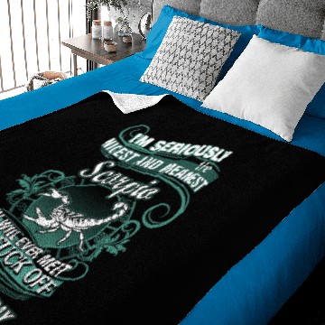 Discover i'm seriously the nicest and meanest scorpio you w Baby Blankets