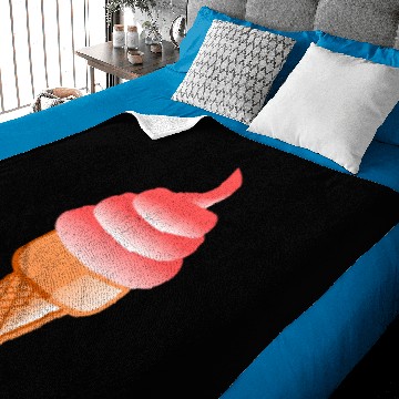 Discover eis eiscreme restaurant ice cream sundae82 Baby Blankets