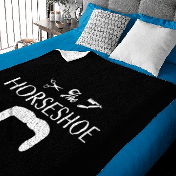 Discover THE HORSESHOE BEARD Baby Blankets
