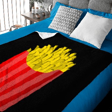Discover french fries pommes frites fastfood fast food12 Baby Blankets