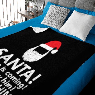 Discover santa, i know him Baby Blankets