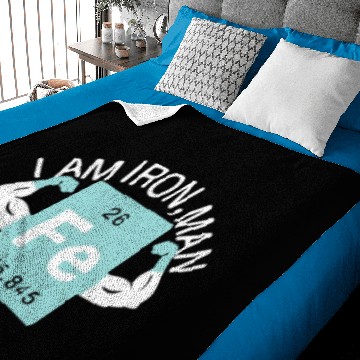 Discover I AM IRON MAN Baby Blankets