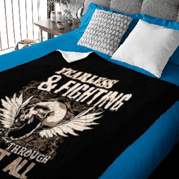 Discover Fearless And Fighting Baby Blankets