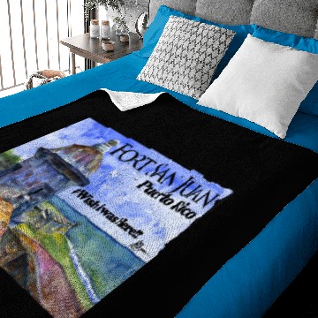 Discover Fort San Juan Puerto Rico Baseball Jerseys Baby Blankets