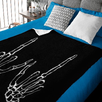 Discover SKELETON HANDS TOP Baby Blankets CROP BONES HIPSTER DOPE