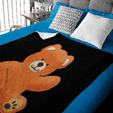Discover Felt Teddy Bear Baby Blankets