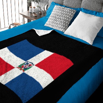 Discover flag dominican republic Baby Blankets