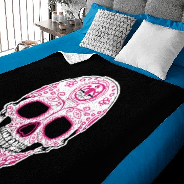 Discover Sugar Skull Baby Blankets