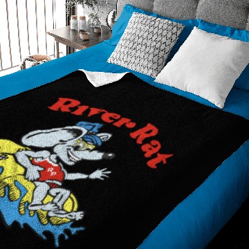 Discover River Rat Swim Baby Blankets