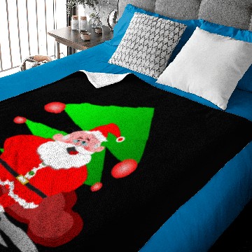 Discover Papai Noel Ho Ho Ho Baby Blankets