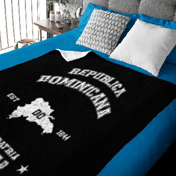 Discover Dominican Republic vintage map Baby Blankets