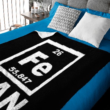 Discover Iron Man Fe Periodic Table Elements Science Baby Blankets