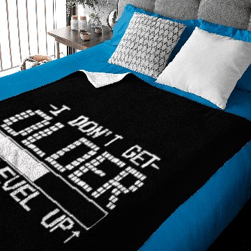 Discover I dont get older I level up game Baby Blankets