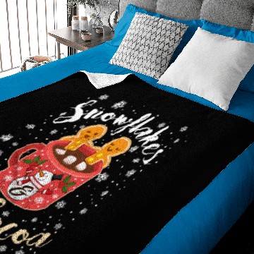 Discover Snowflakes And Hot Cocoa Baby Blankets