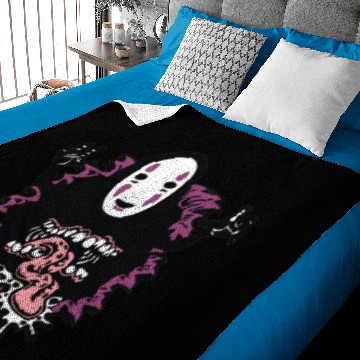 Discover The No Face Spirit Baby Blankets