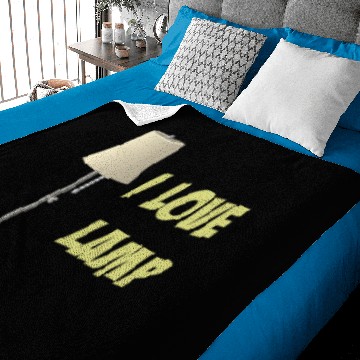 Discover Anchorman Design I Love Lamp Funny Baby Blankets