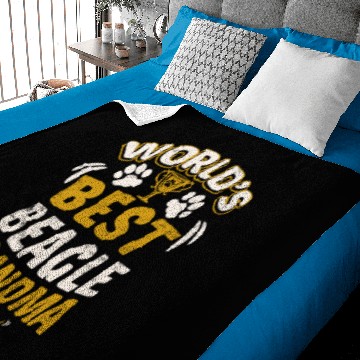 Discover World's Best Beagle Grandma Baby Blankets