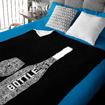 Discover GIFT - BEER BOTTLE WHITE Baby Blankets