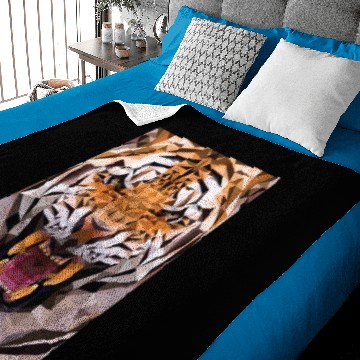 Discover Tiger Kid Logo Baby Blankets