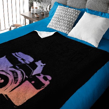 Discover Camera Long Beach Baby Blankets