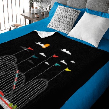 Discover roller coaster Baby Blankets