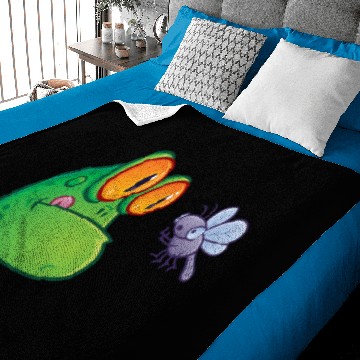 Discover Frog and Dragonfly Baby Blankets