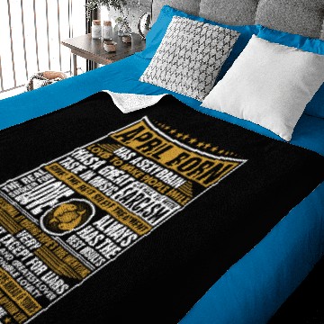 Discover April Pisces Born Baby Blankets