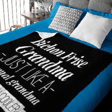 Discover Bichon Frise Grandma Baby Blankets